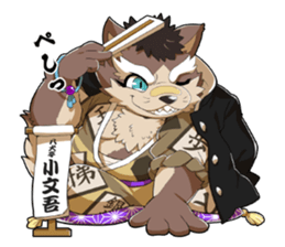 SENGOKU PUZZLE!! ANIMAL DAIGASSEN No.03 sticker #14392788
