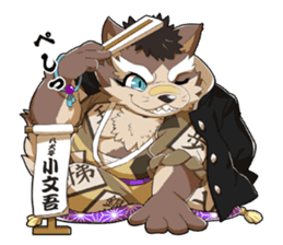 SENGOKU PUZZLE!! ANIMAL DAIGASSEN No.03 sticker #14392788