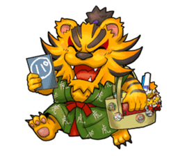 SENGOKU PUZZLE!! ANIMAL DAIGASSEN No.03 sticker #14392789