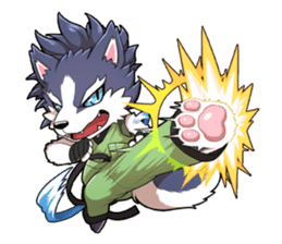 SENGOKU PUZZLE!! ANIMAL DAIGASSEN No.03 sticker #14392790