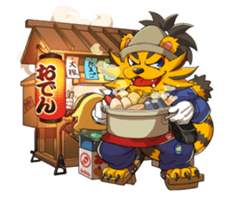 SENGOKU PUZZLE!! ANIMAL DAIGASSEN No.03 sticker #14392793
