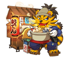 SENGOKU PUZZLE!! ANIMAL DAIGASSEN No.03 sticker #14392793
