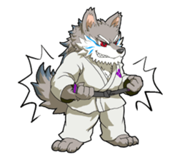 SENGOKU PUZZLE!! ANIMAL DAIGASSEN No.03 sticker #14392794