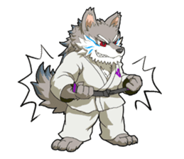 SENGOKU PUZZLE!! ANIMAL DAIGASSEN No.03 sticker #14392794