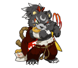 SENGOKU PUZZLE!! ANIMAL DAIGASSEN No.03 sticker #14392797