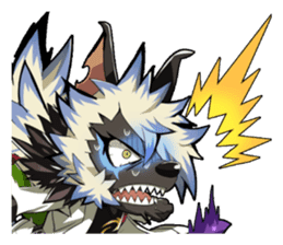 SENGOKU PUZZLE!! ANIMAL DAIGASSEN No.03 sticker #14392799