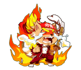 SENGOKU PUZZLE!! ANIMAL DAIGASSEN No.03 sticker #14392800