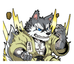 SENGOKU PUZZLE!! ANIMAL DAIGASSEN No.03 sticker #14392803