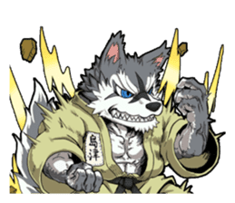 SENGOKU PUZZLE!! ANIMAL DAIGASSEN No.03 sticker #14392803