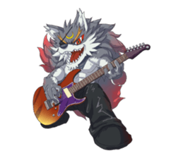 SENGOKU PUZZLE!! ANIMAL DAIGASSEN No.03 sticker #14392804