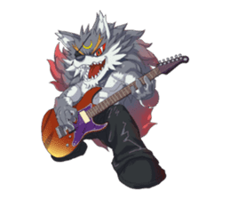 SENGOKU PUZZLE!! ANIMAL DAIGASSEN No.03 sticker #14392804