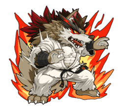 SENGOKU PUZZLE!! ANIMAL DAIGASSEN No.02 sticker #14392960