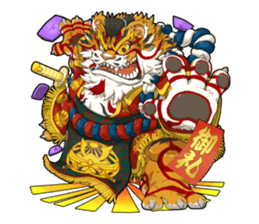 SENGOKU PUZZLE!! ANIMAL DAIGASSEN No.02 sticker #14392963