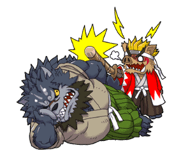 SENGOKU PUZZLE!! ANIMAL DAIGASSEN No.02 sticker #14392964