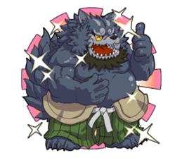 SENGOKU PUZZLE!! ANIMAL DAIGASSEN No.02 sticker #14392967