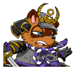 SENGOKU PUZZLE!! ANIMAL DAIGASSEN No.02 sticker #14392971