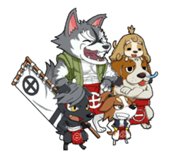SENGOKU PUZZLE!! ANIMAL DAIGASSEN No.02 sticker #14392972