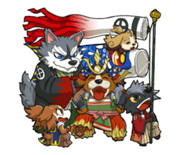 SENGOKU PUZZLE!! ANIMAL DAIGASSEN No.02 sticker #14392973