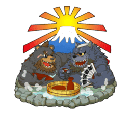 SENGOKU PUZZLE!! ANIMAL DAIGASSEN No.02 sticker #14392974