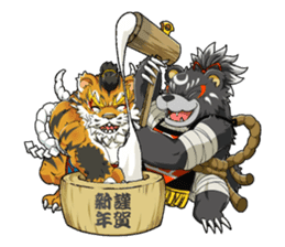SENGOKU PUZZLE!! ANIMAL DAIGASSEN No.02 sticker #14392976