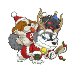 SENGOKU PUZZLE!! ANIMAL DAIGASSEN No.02 sticker #14392980