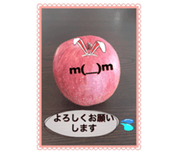 Apple-chen and Mandarin orange-chen sticker #14393162