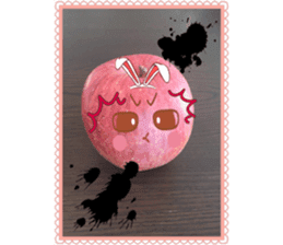 Apple-chen and Mandarin orange-chen sticker #14393169