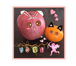 Apple-chen and Mandarin orange-chen sticker #14393178