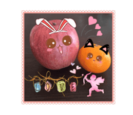 Apple-chen and Mandarin orange-chen sticker #14393178