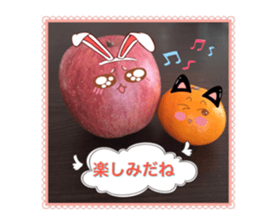 Apple-chen and Mandarin orange-chen sticker #14393179