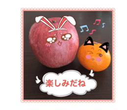 Apple-chen and Mandarin orange-chen sticker #14393179