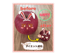 Apple-chen and Mandarin orange-chen sticker #14393190