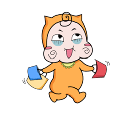 Dark Circle Baby sticker #14393227