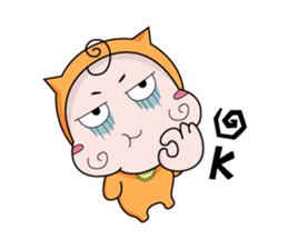 Dark Circle Baby sticker #14393234