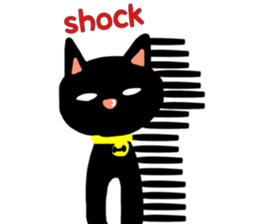 Black Cat's Momo sticker #14393372