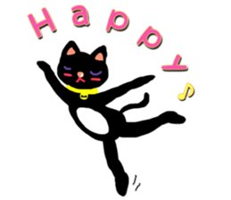 Black Cat's Momo sticker #14393381