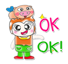 Mr. Daimon and pig..^^ sticker #14393566