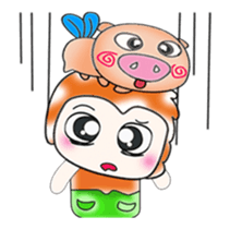 Mr. Daimon and pig..^^ sticker #14393585