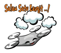 The Cute Drone sticker #14394174