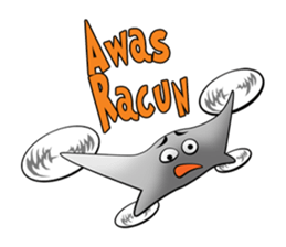 The Cute Drone sticker #14394209