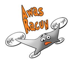 The Cute Drone sticker #14394209