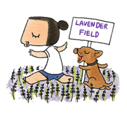 a dog person sticker #14394258