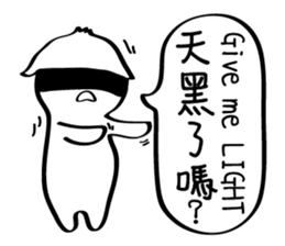 Little mochi baby (II) sticker #14394408