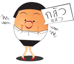 miss egg sticker #14395305