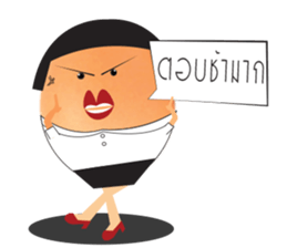 miss egg sticker #14395326