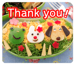 Kawaii"Smile Sweets & Bento box" sticker #14395942