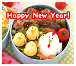 Kawaii"Smile Sweets & Bento box" sticker #14395981