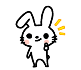 rabbit ! sticker #14395984