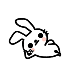 rabbit ! sticker #14395985
