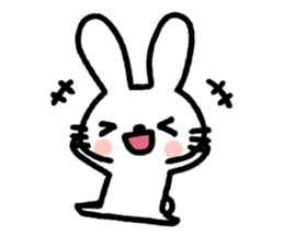 rabbit ! sticker #14395987